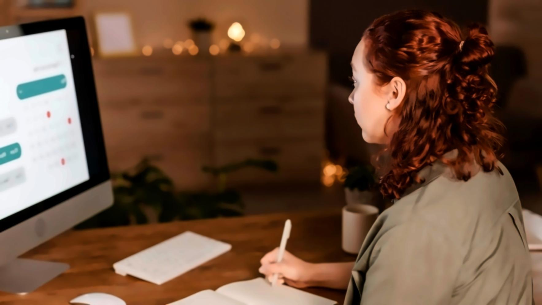Mental health learning resources and study materials arranged on desk